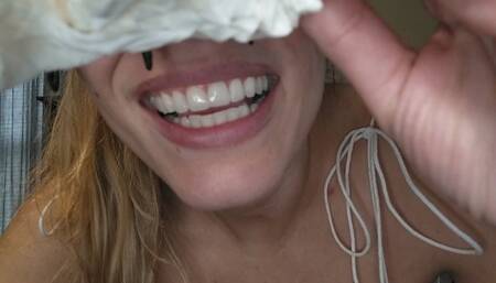 Very congested sneezing and blowing nose