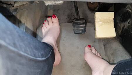 Driving&Revving with Cheese on Pedal #3 Exhaust Pipe View Included