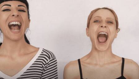 Daphne e Stella, i denti delle regine mordono davvero tanto (WMV)  - Daphne and Stella, the queens' teeth bite really hard (WMV)