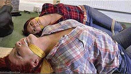 Eliza & Scarlett in: Urgently Struggling Sleuths Hidden in Nathan’s Secret Rooms at Beelzebub Ranch! (The Custom Cut) (HD)