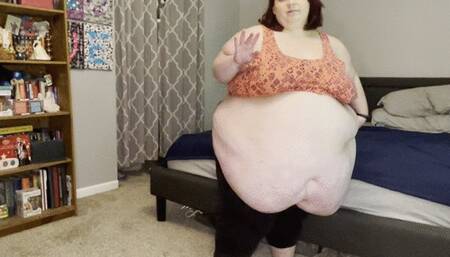 CeliaBBW Belly Drumming, Talking and Humming