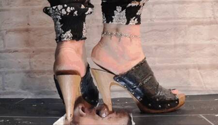 CC - doormat for my garden sandals