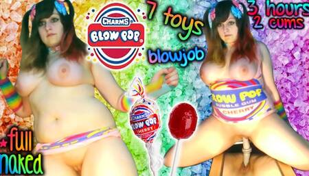 * BlowPop FULL NAKED TUMMY Mirror Fuck BJ! *