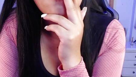 Hot young man fucks on your dick, you can kiss me and enjoy the cigarette with me