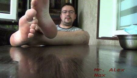 Worship my feet while I smoke! Your mouth is an ashtray! Swallow my drool!  WMV