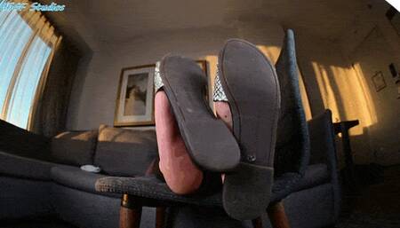 Some BBW feet in sandals  - MOV