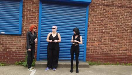 1199 SMOKEBREAK Amber Mia and Roxie Pre Shoot Smoke and Chat