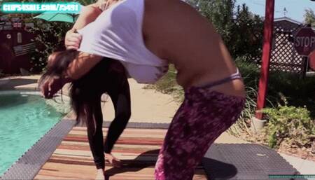 A Workout Turns into a Pool Fight