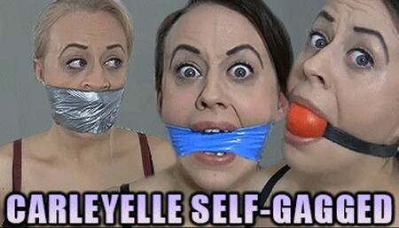 Kinky Carleyelle's Sexy Self-Gagging Sessions (wmv)