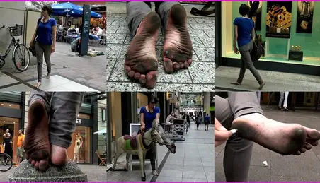 Barefoot At Work - Toes In Action Video Clips Porn Videos - FAPSTER