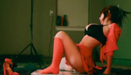 BigTittyGothEgg Velma Riding Big Dildo