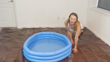 Pool time: Ruined Make up, Wet Tshirt and Ruined Makeup