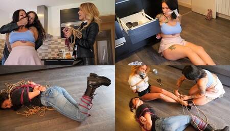 Alba and Sibyl Gang Up on Sarah Fyah - MP4 1920X1080