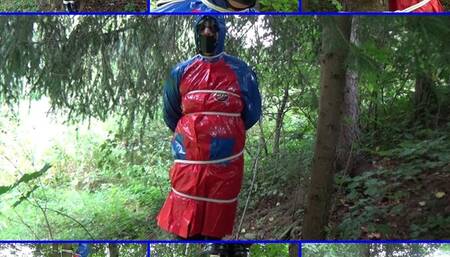 Raincoat bondage