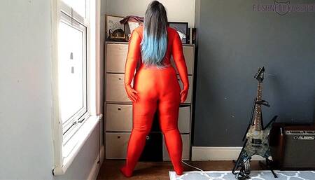 Full Body Spandex Suit Show Off (WMV)