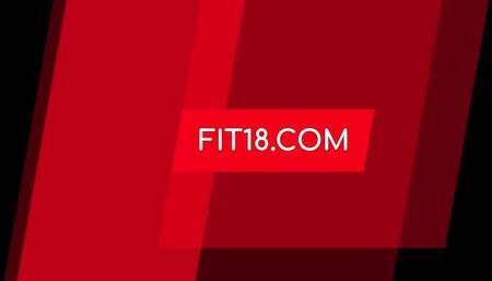 Creampie video with flashy truelove from Fit18