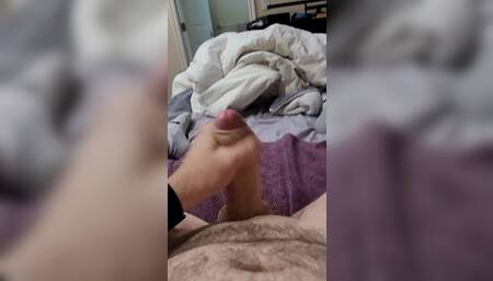 Cumshot with 12 plus rope of cum.
