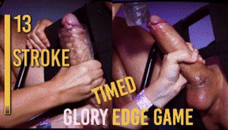 Glory TIMED Edging GAME - THICK Cock VS Fleshlight