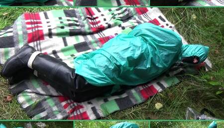 Raincoat bondage 2