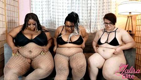 Triple BBW Fishnet Jiggle and Destruction