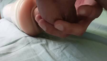 Close up. Balls deep