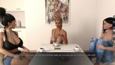 [Gameplay] EP16: Finally fucked my roommate's VIRGIN PUSSY [Dreams of Desire]