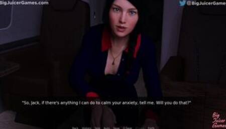 [Gameplay] Love in the Clouds above Trinity: Flight attendant gets fucked in the a...