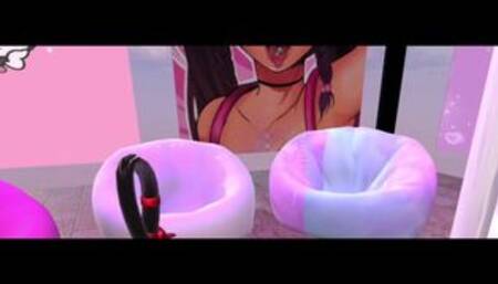 KittyGirl Invites You To Her Room & Rubs Herself With Her Tail