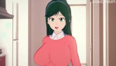 MY HERO ACADEMIA DEKU MOM INKO MIDORIYA HENTAI 3D UNCENSORED