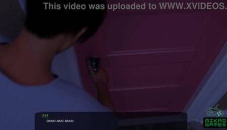 [Gameplay] Milfy City ep 63 Fiquei olhando minha Step sis Caroline gozar com Vibrador