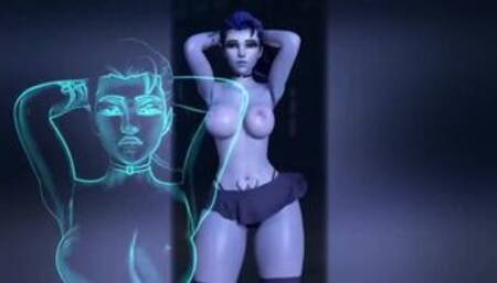 Topless Widowmaker Dancing To Tic Tok Songs