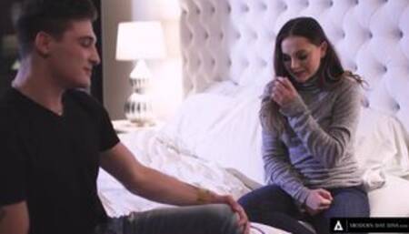 MODERN-DAY SINS - Bubble Butt Teen Surprises Guy By Switching Places With BFF! RIDES DICK LIKE A PRO