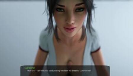 [Gameplay] MILFY CITY 0.71b - SEX SCENE HD #8 Boobs Job and Ass Rubbing