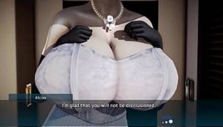 Sex with tall RE8 vampire lady Alcina Dimitrescu