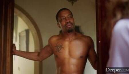 Deeper. Goddess Elena Koshka has intense fantasy threeway