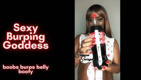 Sexy Burping Goddess Simone Savage