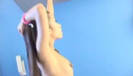 Little Lupe enjoying solo play