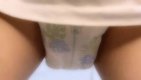 Pampers Diapers and Peeing[Day 1]