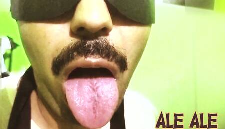 Tongue kissing fetish. Ale Ale POV
