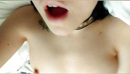 Nude beautiful homemade masturbation and  orgasm close up