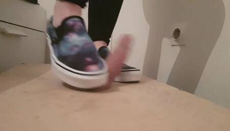 Cock Crush Hard with Vans Slip-on HD