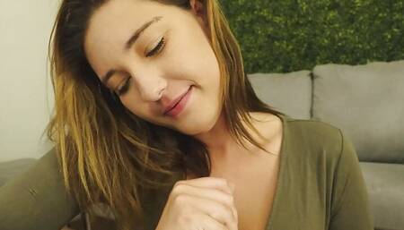 Cute Teen Katie Kingerie gives Sensual Intense Handjob and Makes Me Explode