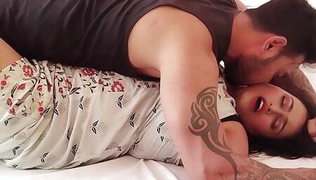 Fucking Hot STEP MOM - step son needs some space to fuck his STEP MOM