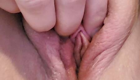 Dildo and finger fuck