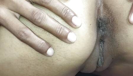 Black New Dress Hot Begum Looking Very Sexy And Fingering In Ass Hole Closeup Pussy Showing In Doggy Style