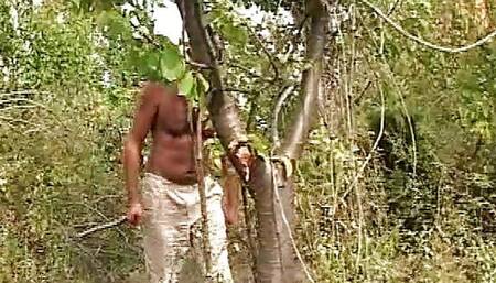 An excellent fuck in nature makes Michela's nympho happy