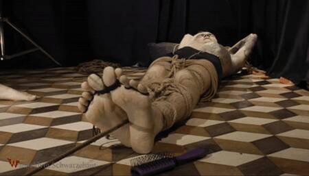 NICKY TIED IN A FLOOR AND VERY HOT TICKLE camera 3  (FHD mp4)