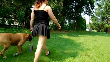 Miniskirt Flashing - Motorcycle Upskirt