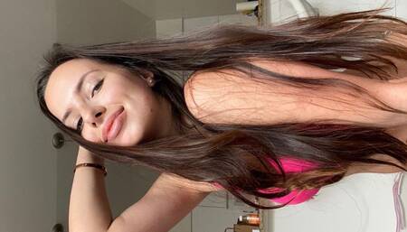 Butt plug play and dildo pussy fuck