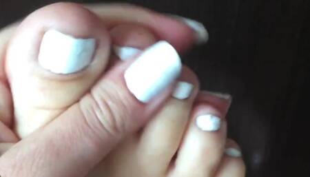 Epic foot job with Gobs of Lotion - 1